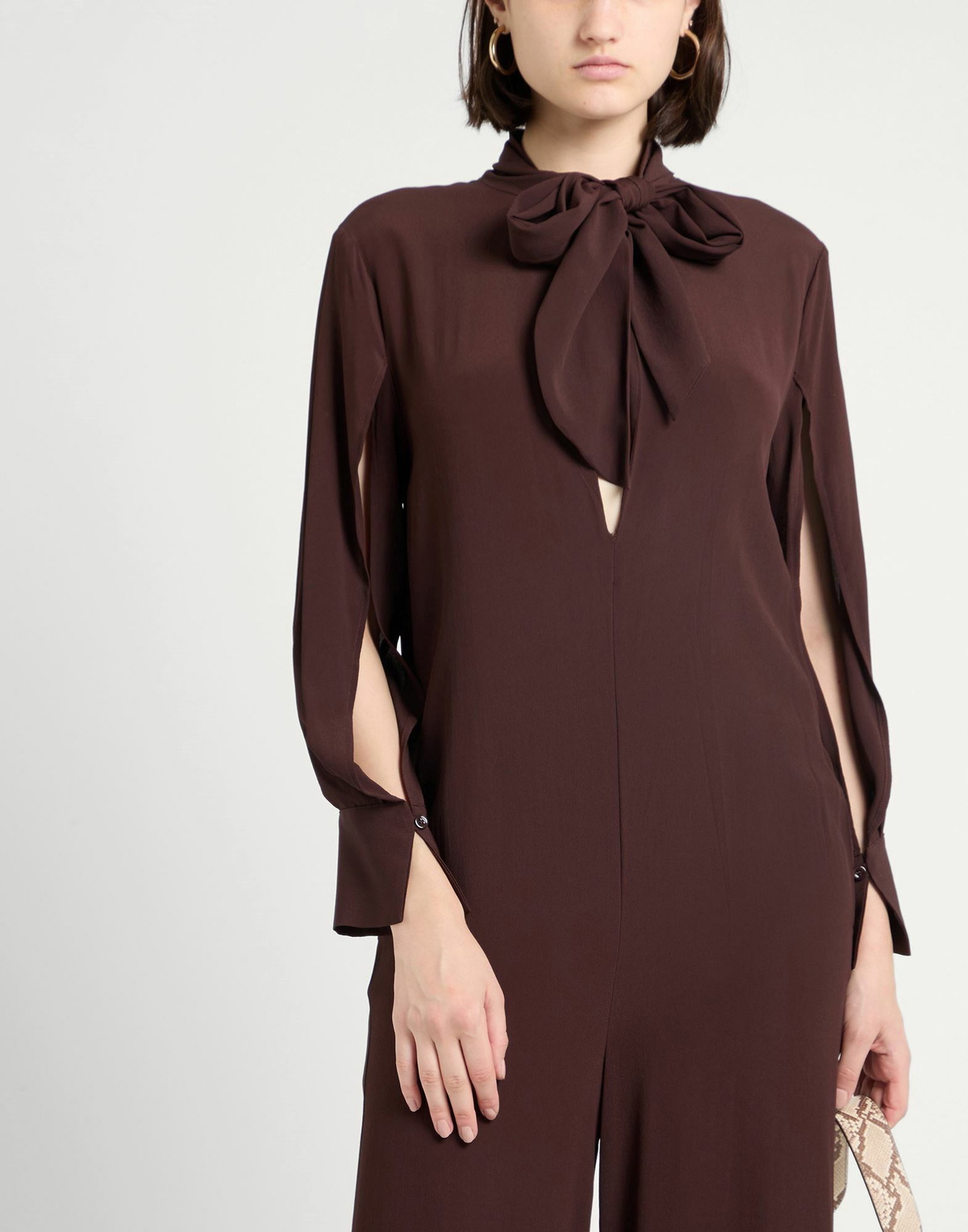 Semicouture Womens Jumpsuit in Dark brown