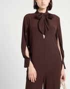 Semicouture Womens Jumpsuit in Dark brown