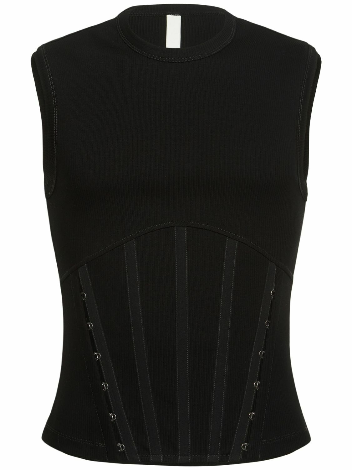 DION LEE Split Hem Organic Cotton Corset