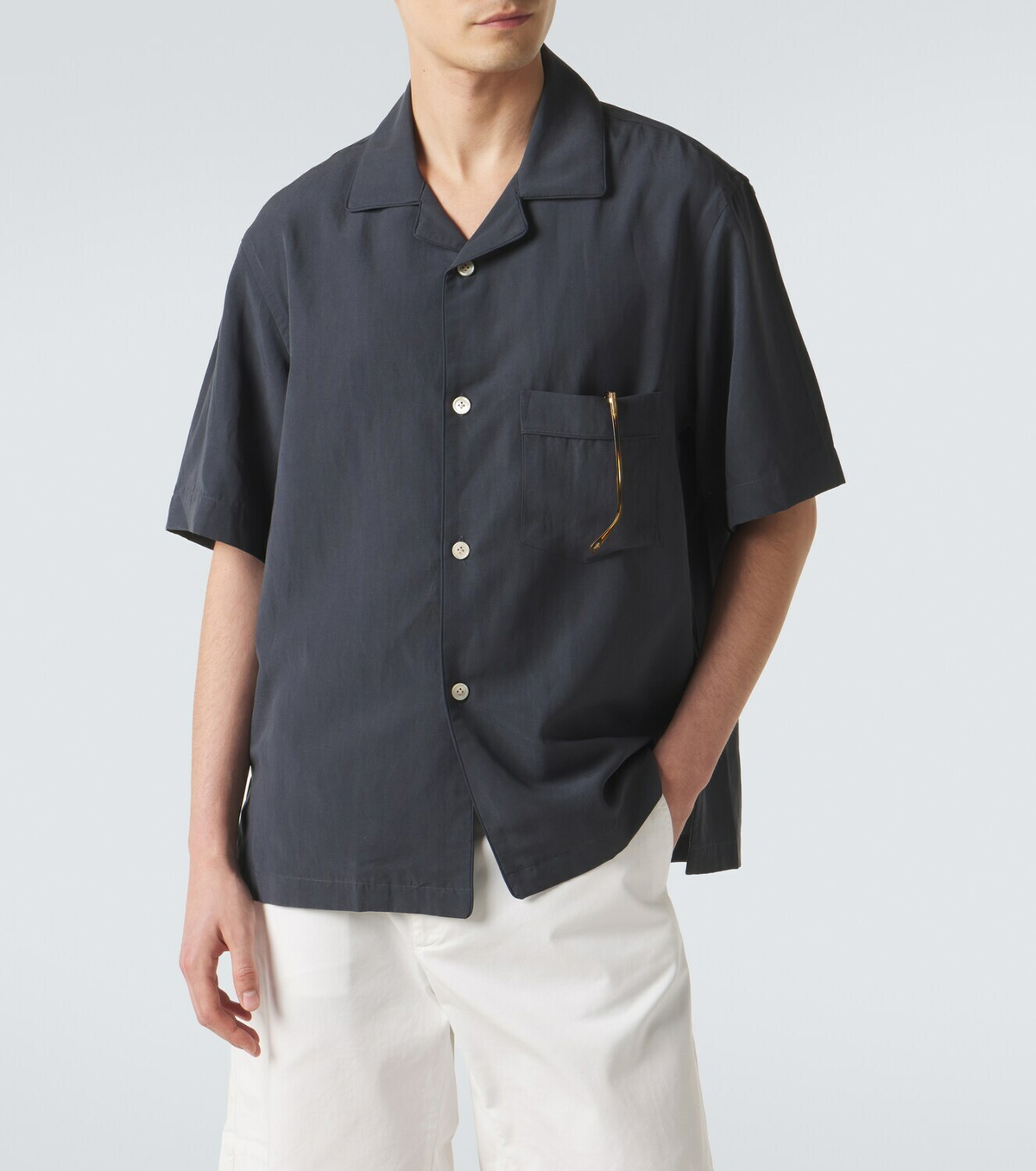 Eleventy Oversized bowling shirt