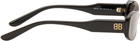 Balenciaga Black Rectangular Sunglasses