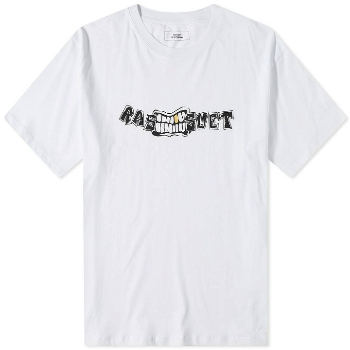 Photo: PACCBET Men's T-Shirtth Logo T-Shirt in White