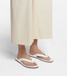 Jil Sander - Leather thong sandals