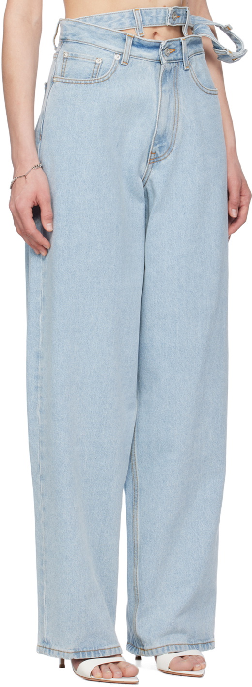 Y/Project Blue Double Waist Jeans Y/Project Y/Project Blue Double Waist Jeans Y/Project