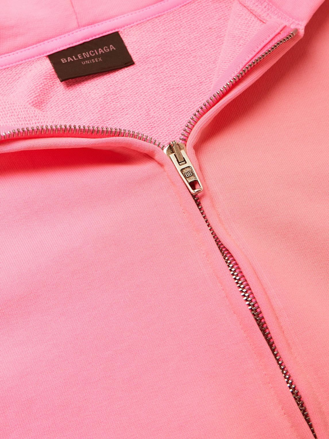 トップス Balenciaga 23ss zip-up Hoodie Pink Balenciaga Zip Up Hoodie in Pink | FWRD