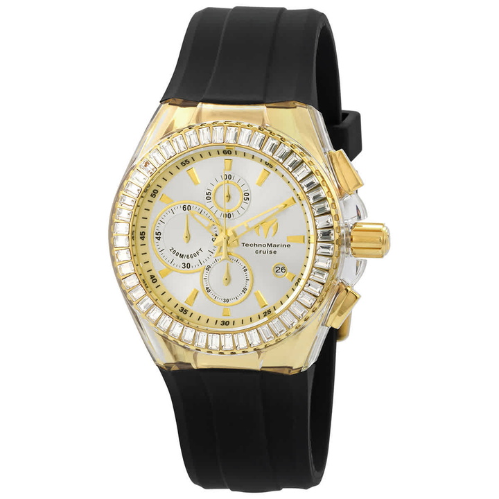 Photo: Technomarine Cruise Chronograph Quartz Crystal Silver Dial Mens Watch TM-121156