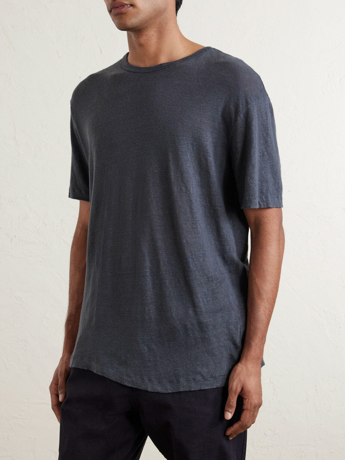 Hartford - Linen-Jersey T-Shirt - Gray