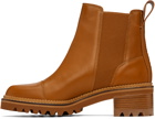 See by Chloé Tan Mallory Chelsea Boots
