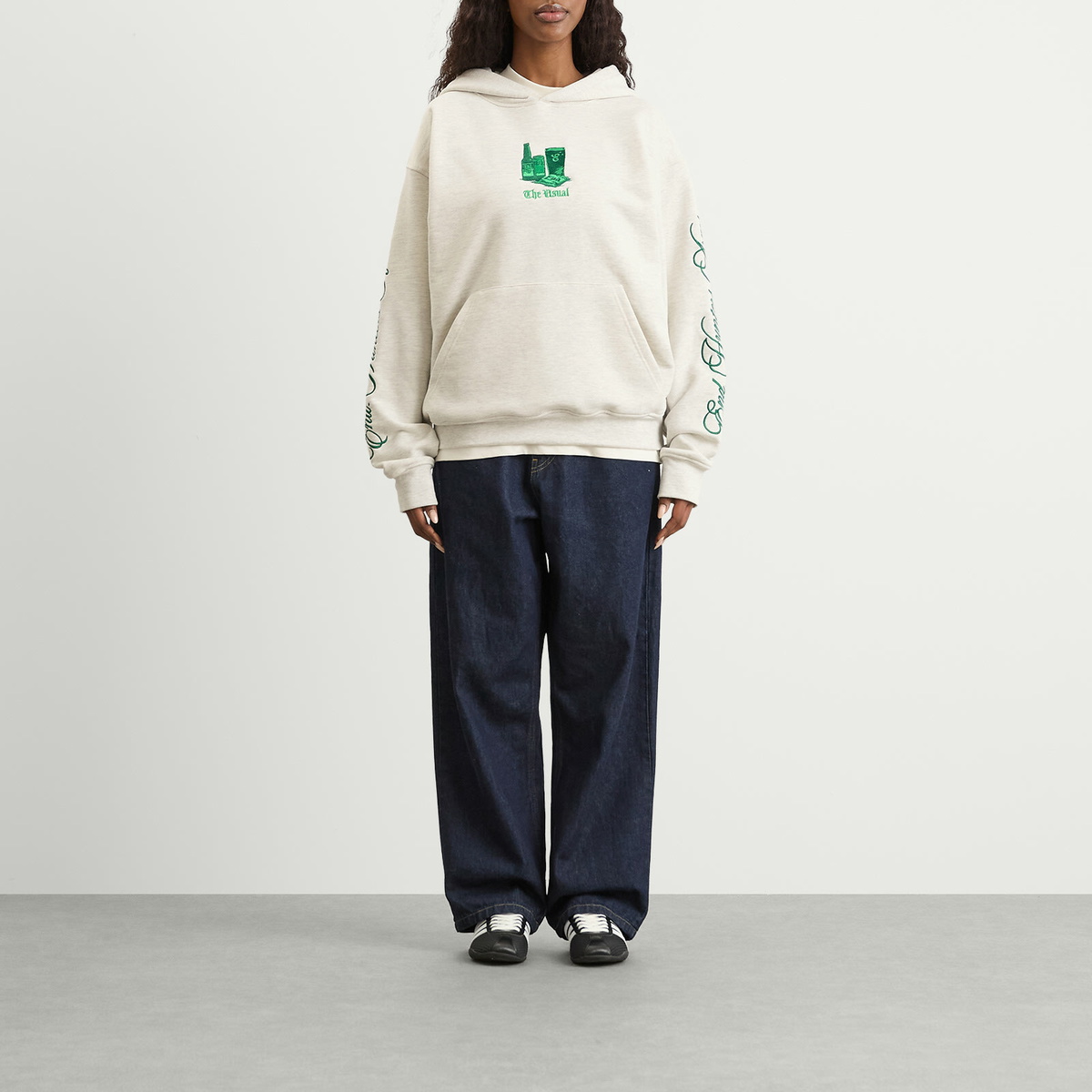END. The Usual Hoodie in Grey Marl