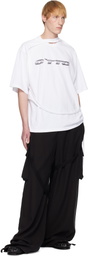 Ottolinger White Oversized Flap T-shirt