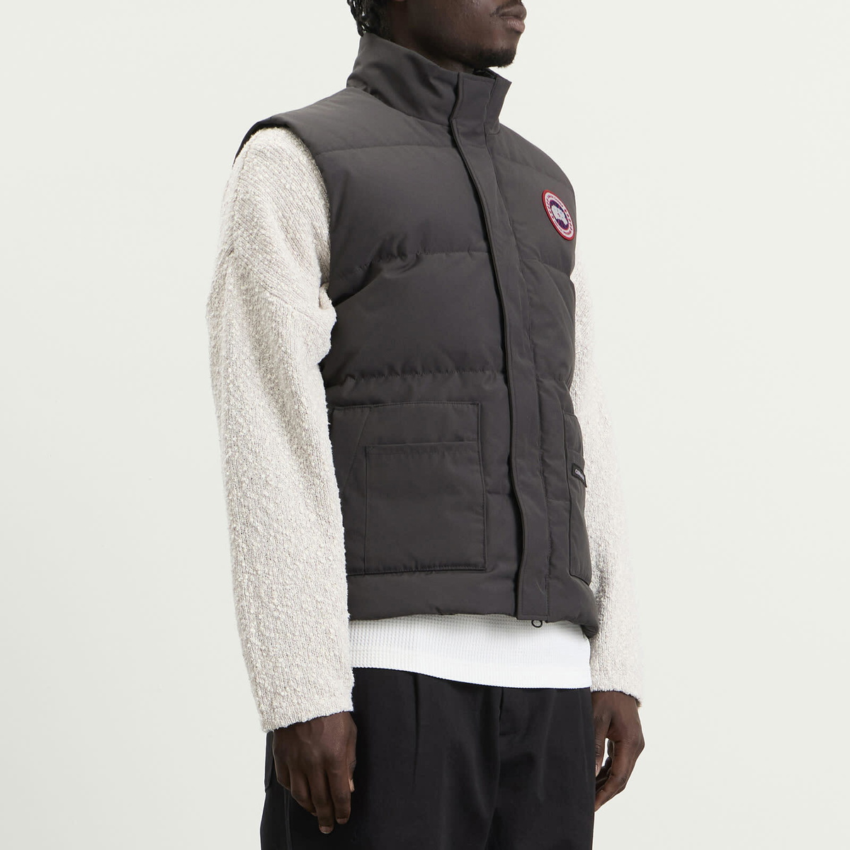 Canada Goose Men's Legacy Freestyle Vest in Anchor Grey