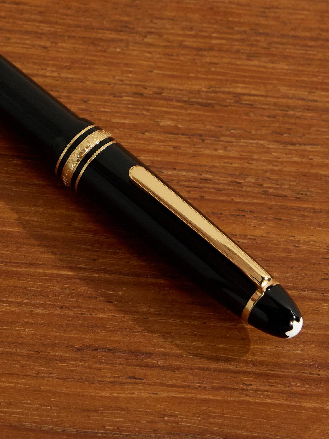 Montblanc - Meisterstück Le Grand Resin and Gold-Plated Ballpoint Pen