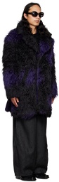 NEEDLES Black Faux-Fur Coat
