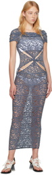 BARRAGÁN SSENSE Exclusive Gray Maxi Dress