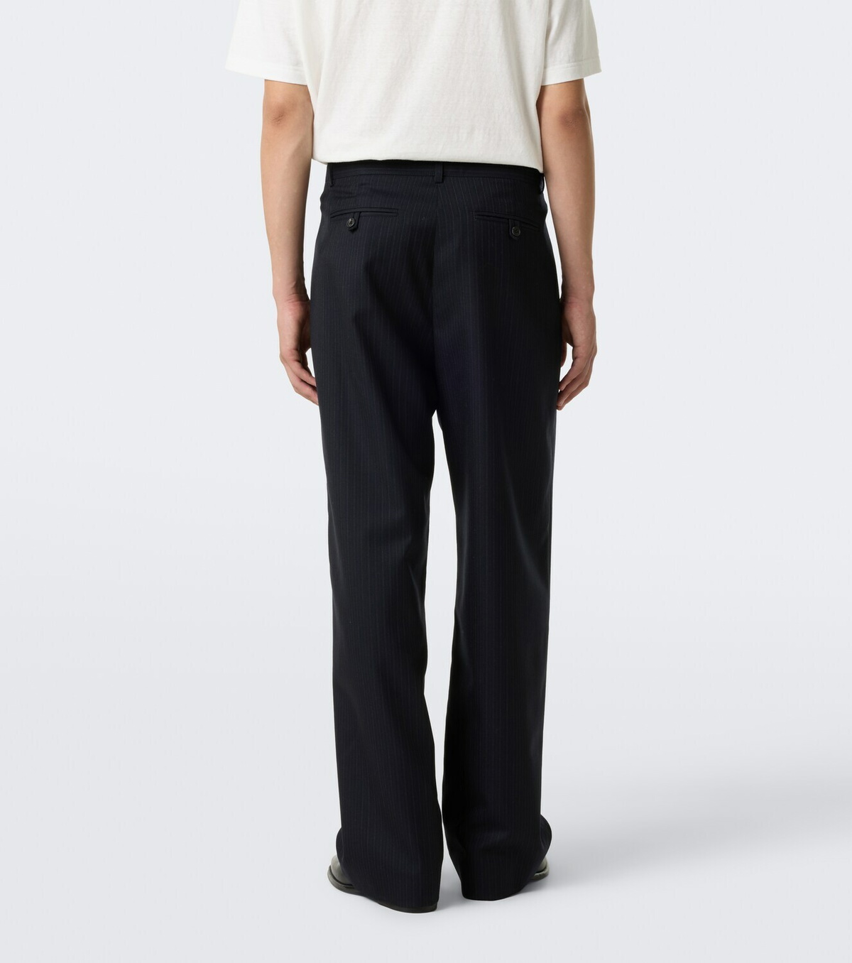 The Row Corley virgin wool twill straight pants