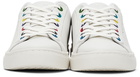 PS by Paul Smith White & Multicolor Rex Low Sneakers