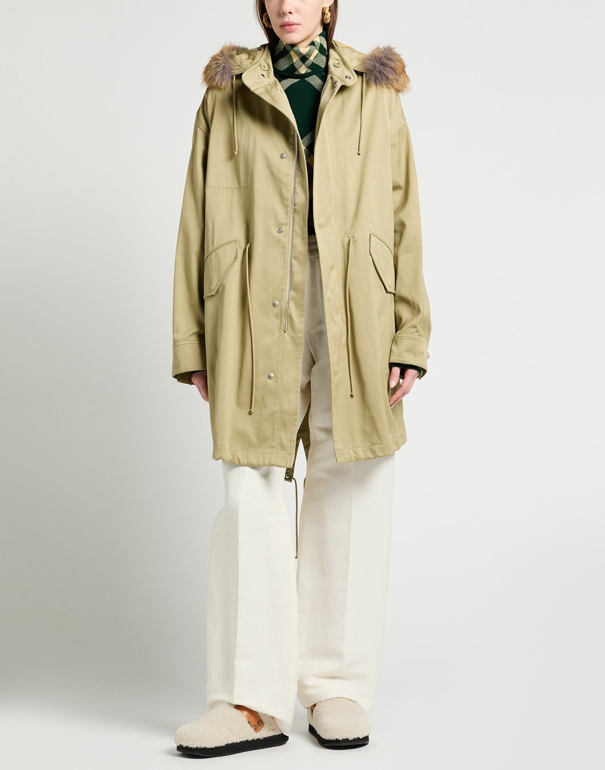 Burberry Womens Coat in Green