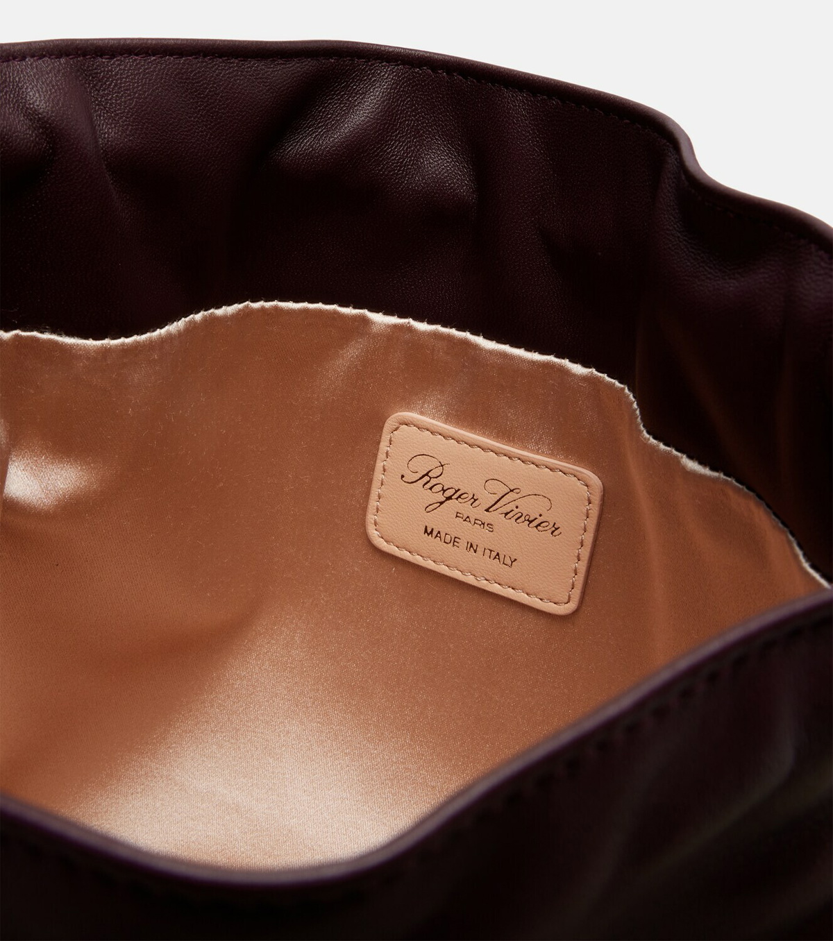 Roger Vivier Pilgrim Mini leather bucket bag