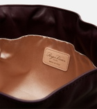 Roger Vivier Pilgrim Mini leather bucket bag
