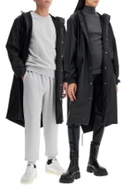 RAINS unisex fishtail rain parka Black