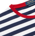 Polo Ralph Lauren - Striped Cotton-Jersey T-shirt - Men - Navy