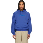 Dime Blue Cursive Hoodie