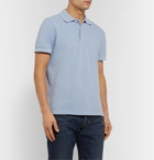TOM FORD - Slim-Fit Cotton-Piqué Polo Shirt - Blue