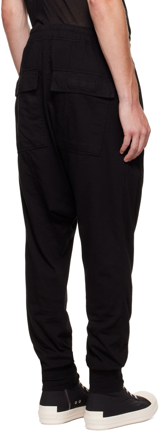Rick Owens Drkshdw Black Prisoner Lounge Pants Rick Owens Drkshdw