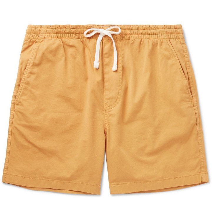 Photo: J.Crew - Stretch-Cotton Drawstring Shorts - Men - Yellow