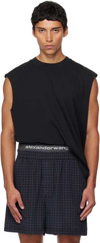 Photo: Alexander Wang Black Muscle Tank Top