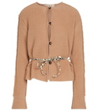 Marni - Belted wool and cashmere cardigan