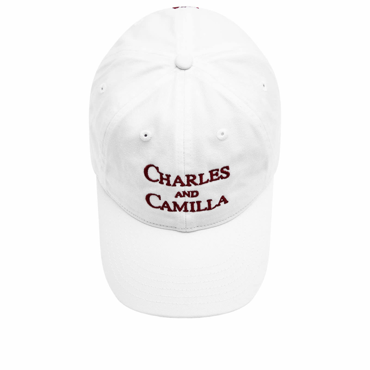 IDEA Charles and Camilla Cap in White 
