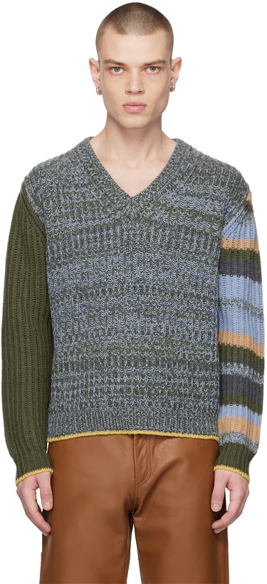 Photo: ALTU Green Striped Sweater