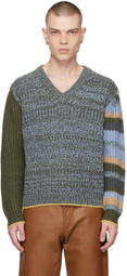 ALTU Green Striped Sweater