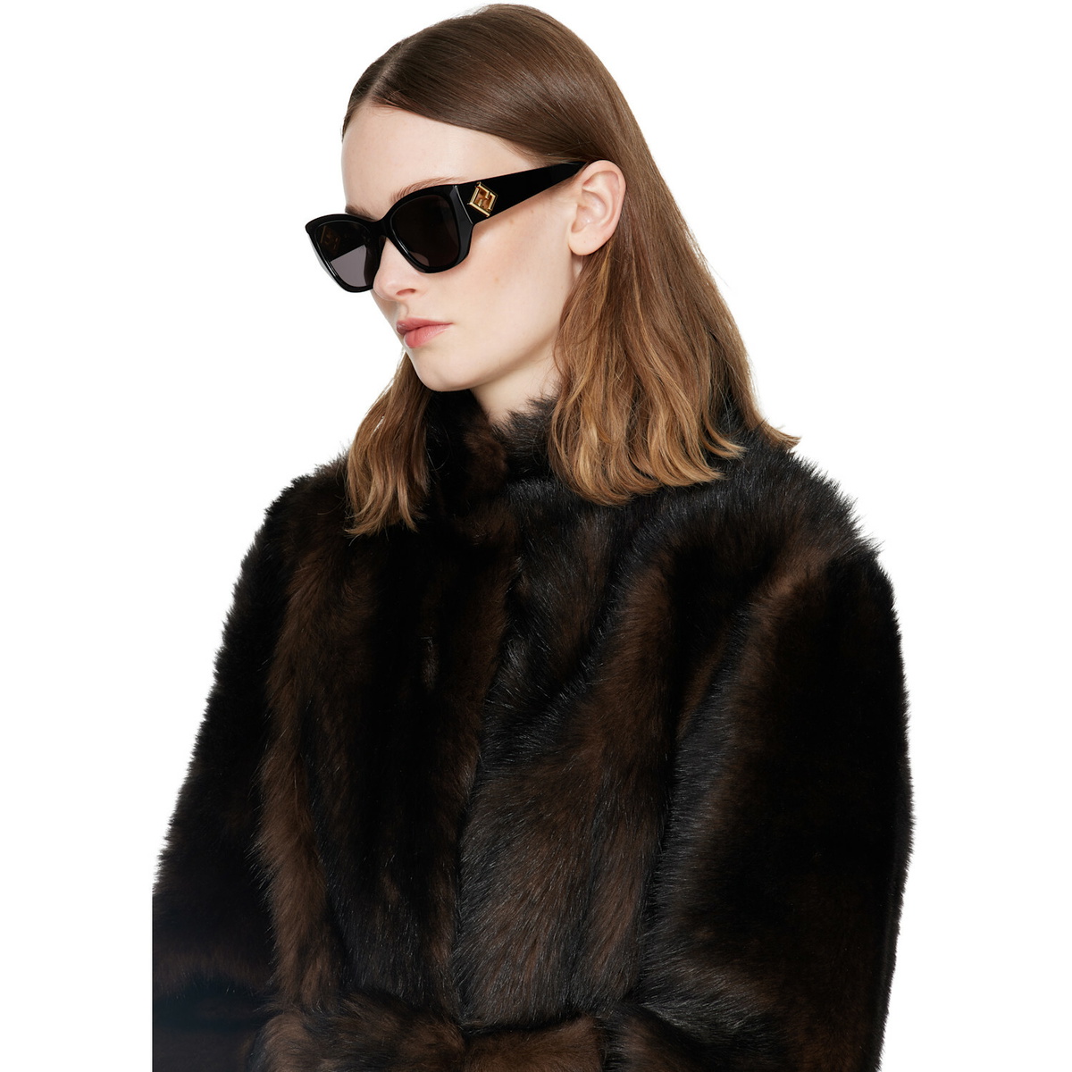 Fendi Black FF Diamonds Sunglasses