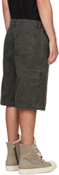 Rick Owens DRKSHDW Gray Tower Work Shorts