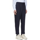 AMI Alexandre Mattiussi Navy Carrot-Fit Trousers