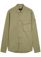 Belstaff Scale Cotton Shirt Green