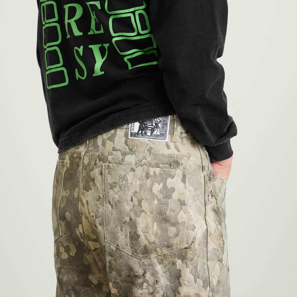 Heresy Men's Bark Jeans in Print