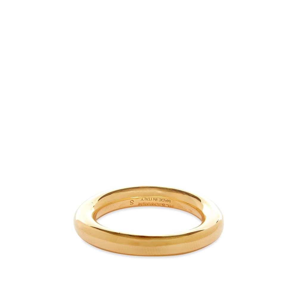 Jil Sander Stamped Chevalier Ring Jil Sander