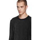 Balmain Black and Silver Lurex Sweater