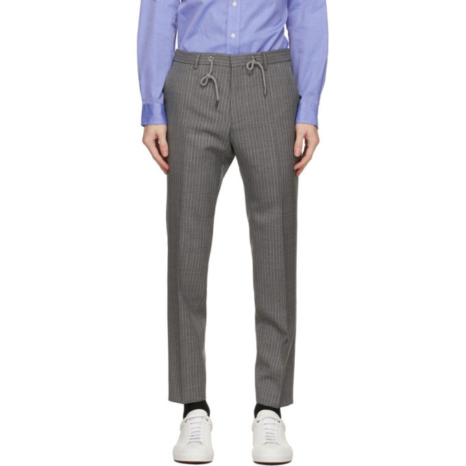 Photo: Boss Grey Stripe Bardon Trousers