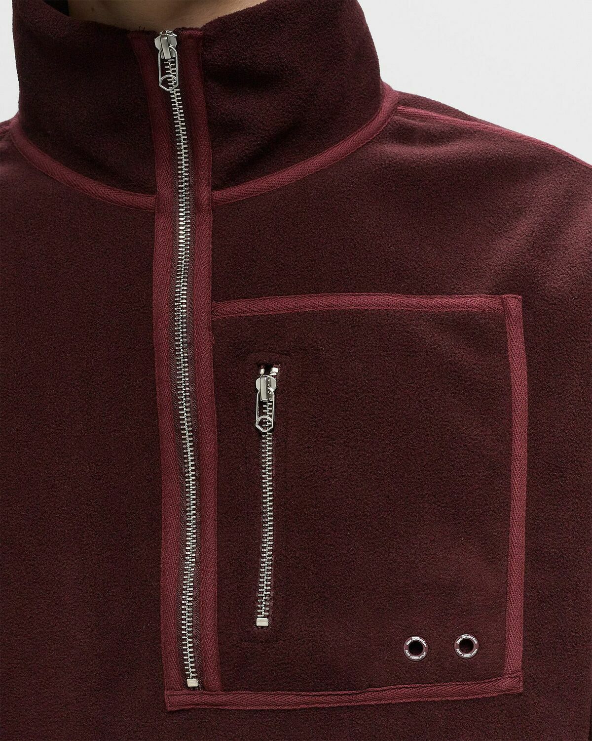 New Amsterdam Fleece Half Zip Half Red Half Zips/Sweatshirts