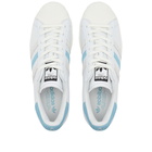 Adidas Men's Superstar Sneakers in Cream White/Preloved Blue