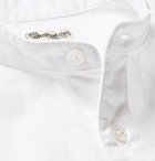 Camoshita - Grandad-Collar Cotton Oxford Shirt - Men - White