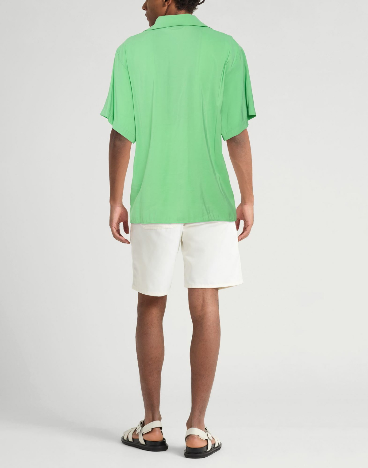 Msgm Mens Shirt Light in Green