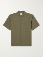 Aimé Leon Dore - Cropped Cotton-Seersucker Shirt - Green