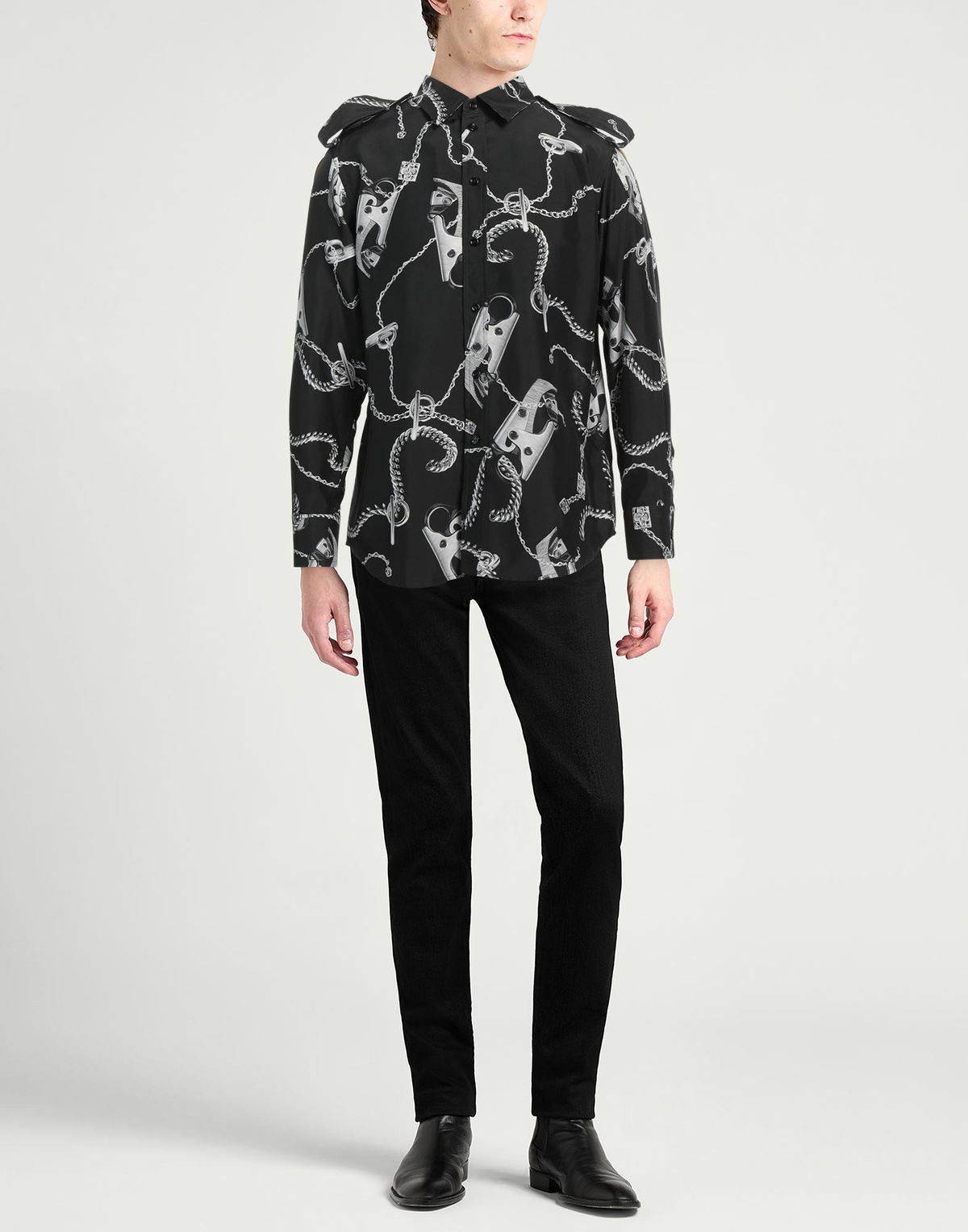 Burberry Mens Shirt in Black