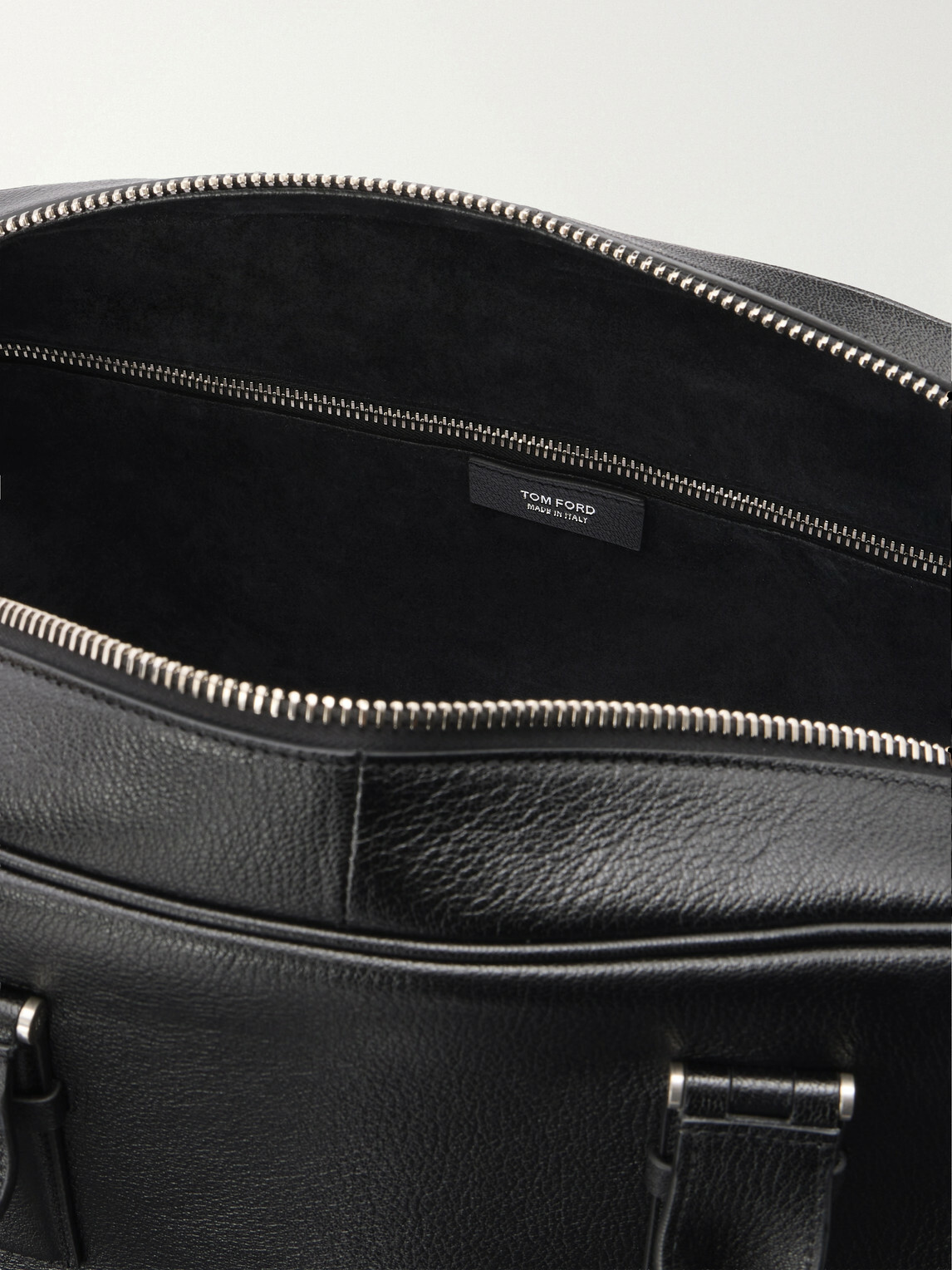 TOM FORD - Victor Full-Grain Leather Weekend Bag