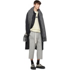 Jil Sander Black Tipton Logo Coat